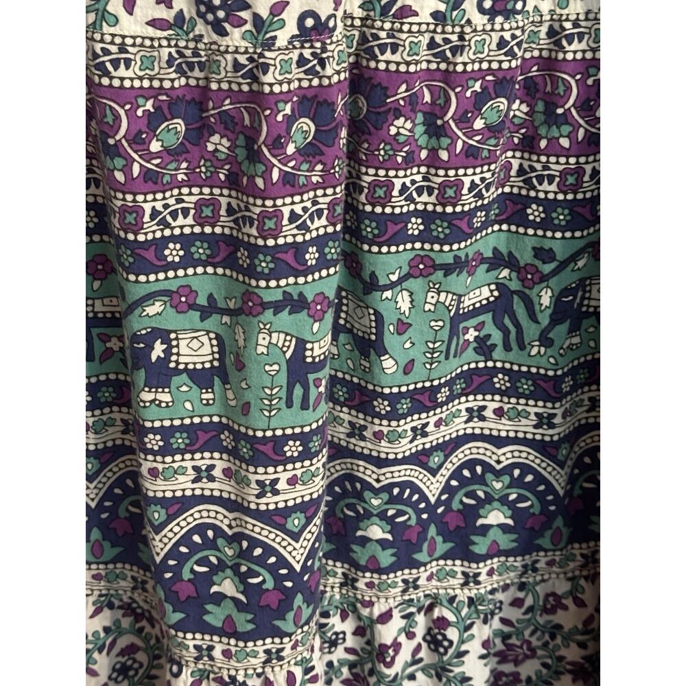 Vintage the vermont country store dress Cotton Muumuu boho prairie ~ Women Sz L - Picture 2 of 10